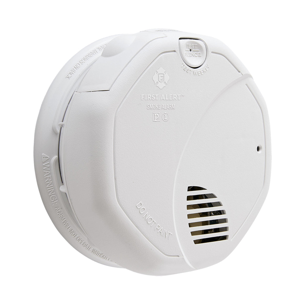 3120B Hardwire Dual Sensor Smoke Alarm with Battery Backup - At an Angle