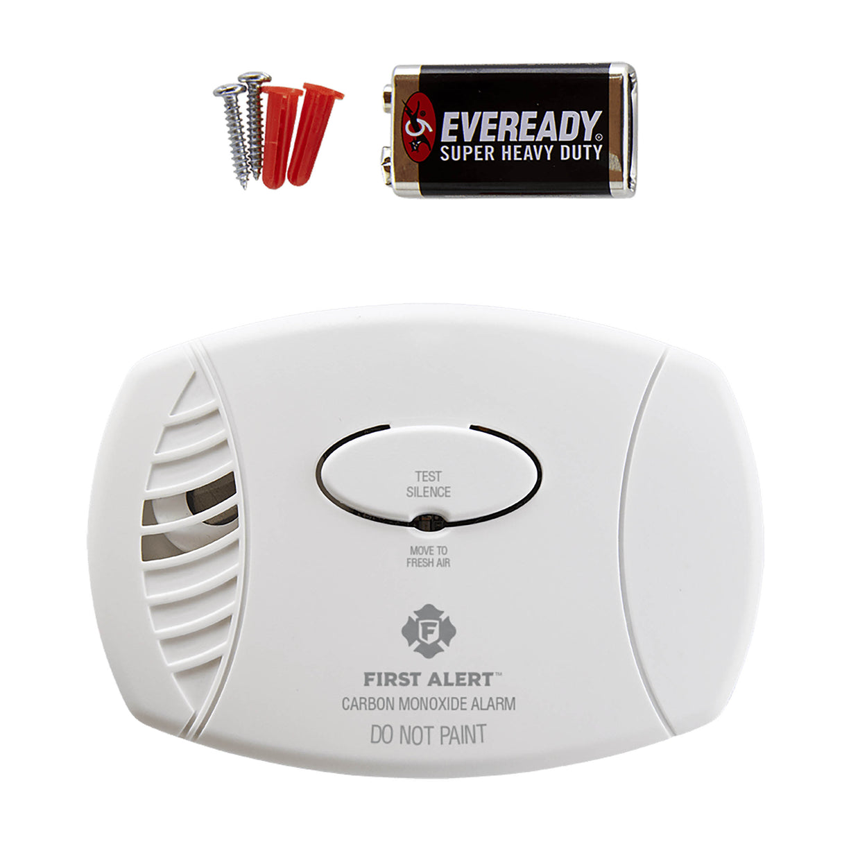CO400 Carbon Monoxide Alarm, Battery Operated - Complete pack