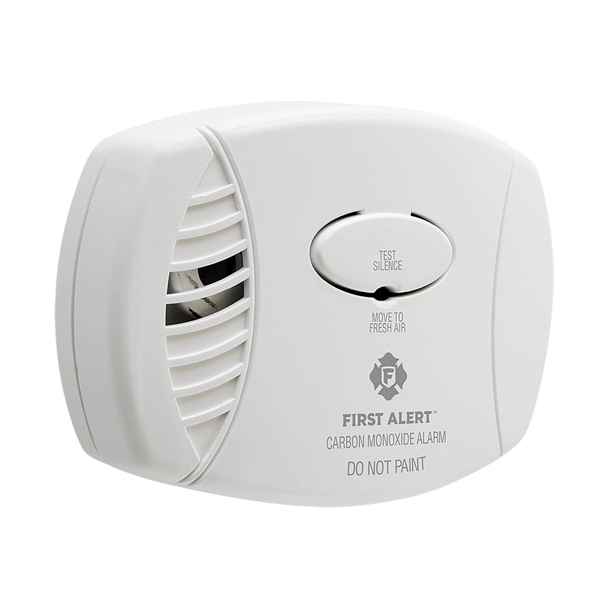 Carbon Monoxide Alarm at an angle