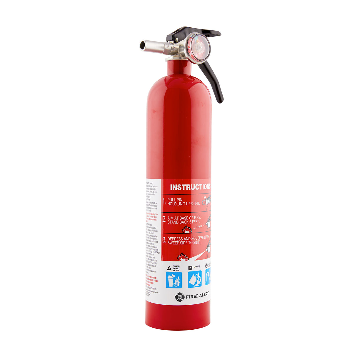 Red Fire Extinguisher at an angle