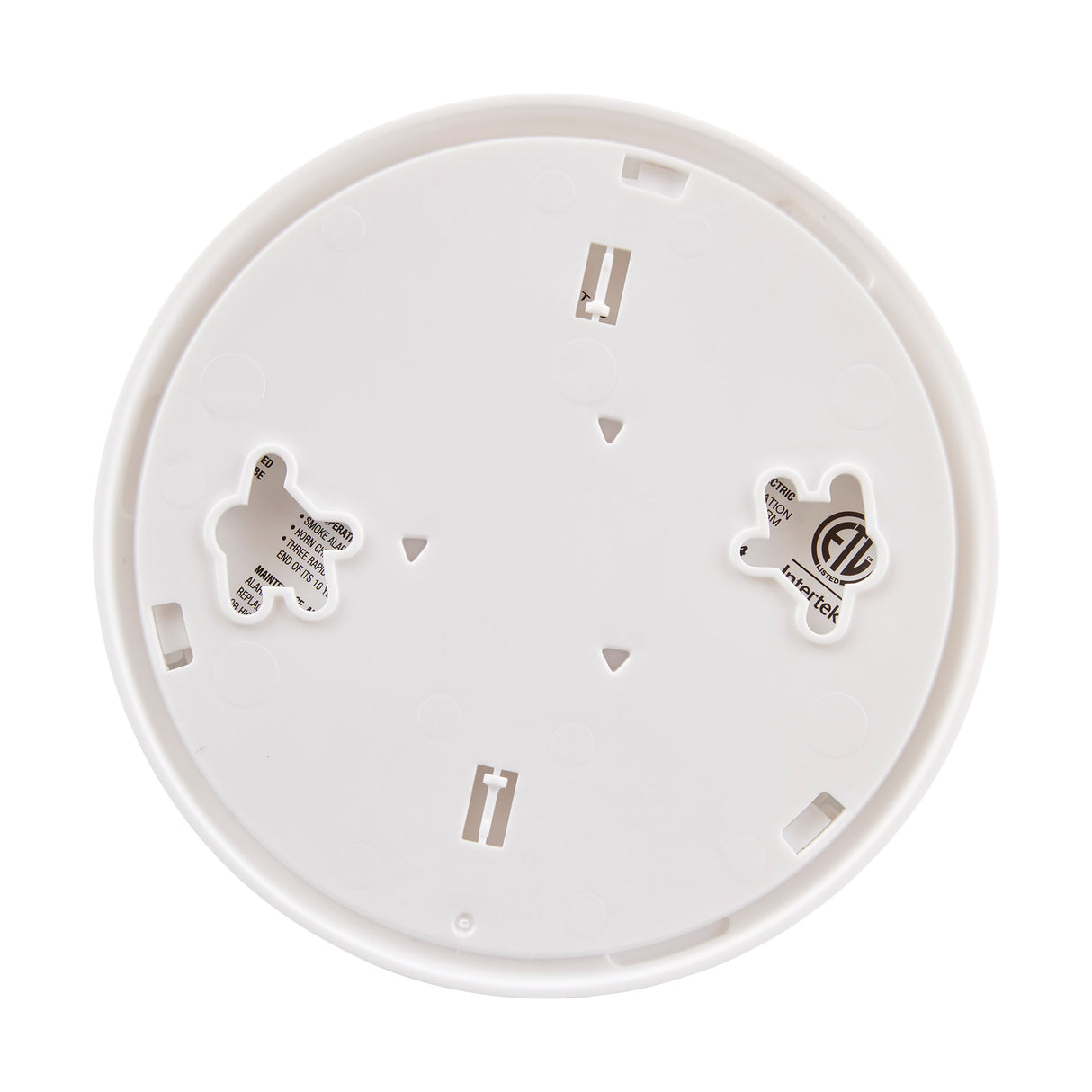 Back - Slim Battery-Operated Photoelectric Smoke Alarm