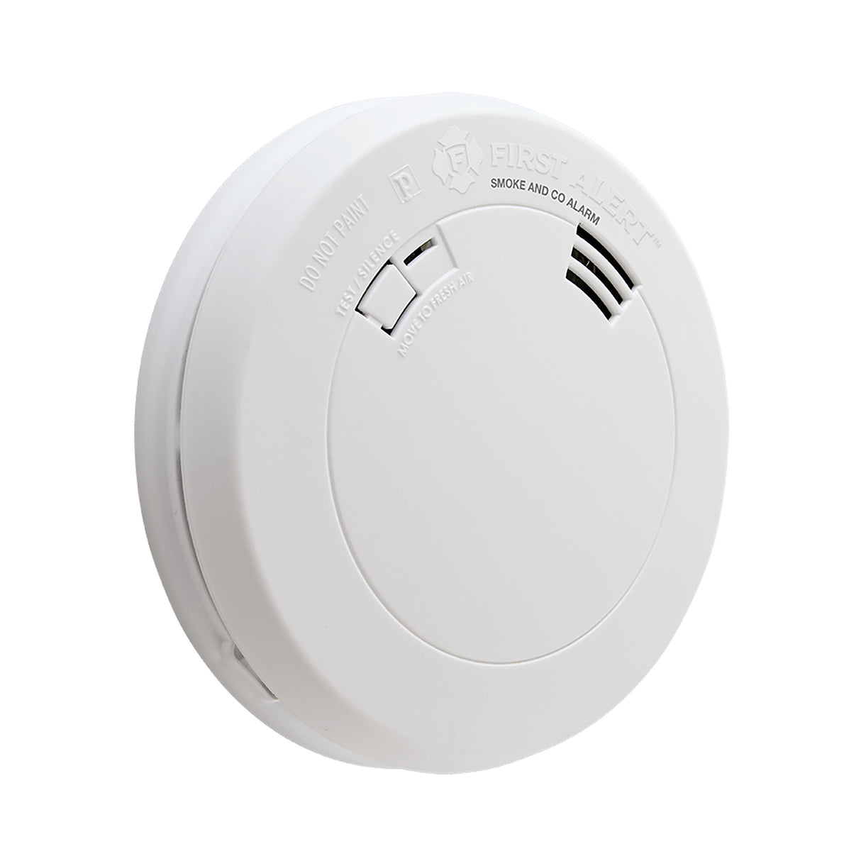 Combination Smoke and CO Alarm at an Angle