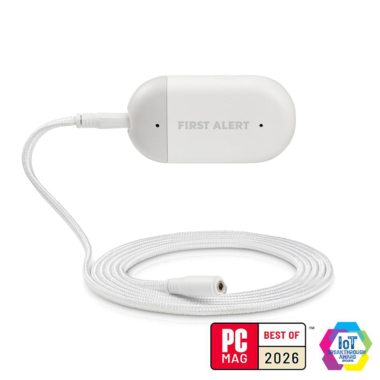 First Alert L1 Leak Detector Best Overall Water Leak Detector by PC Mag IoT Breakthrough Awards 2025