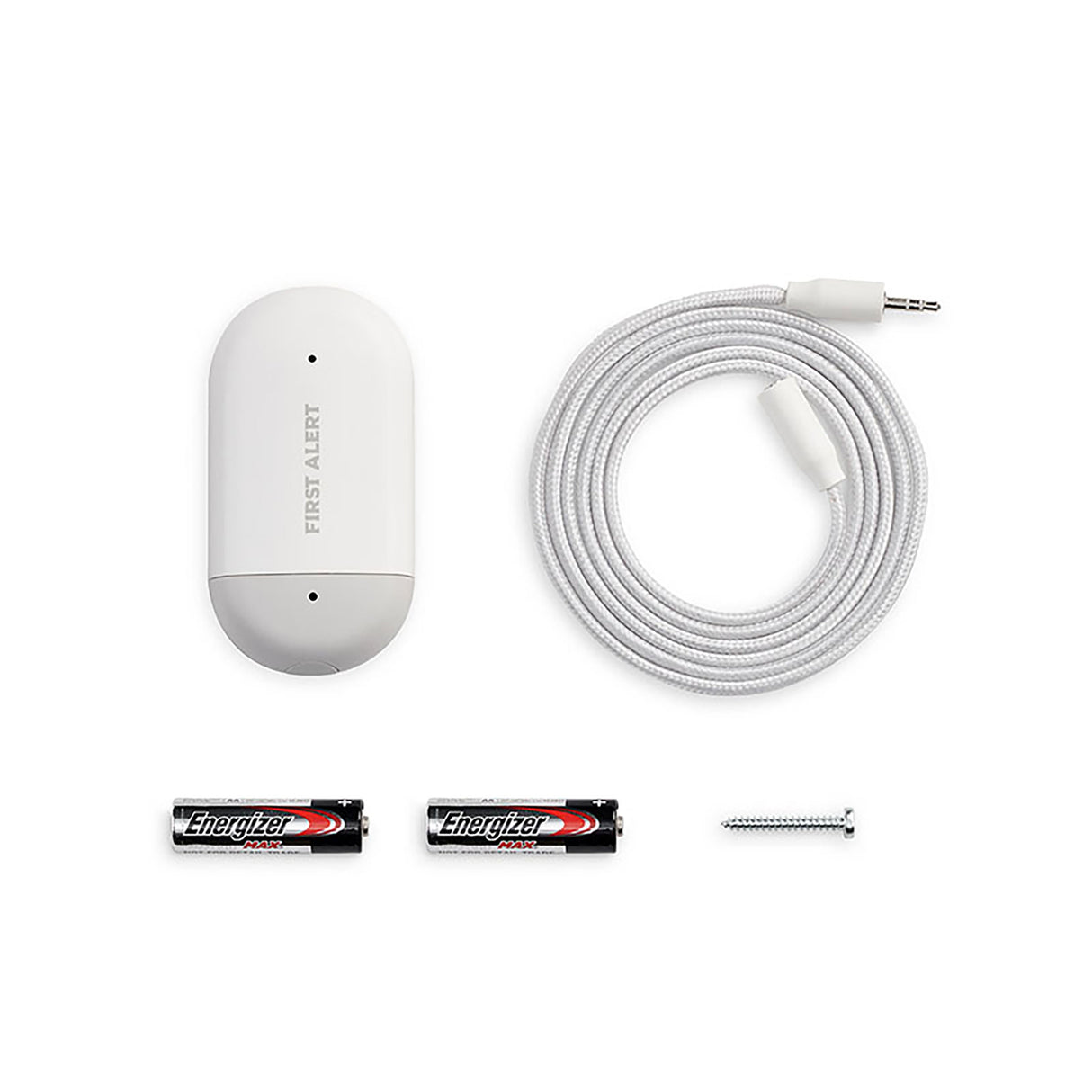 Leak Detector box contents cable and batteries
