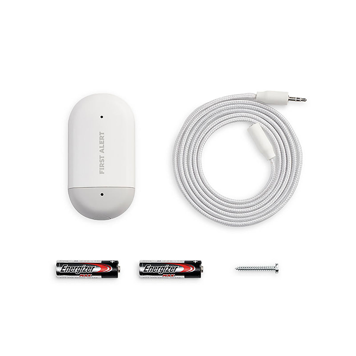 Leak Detector box contents cable and batteries