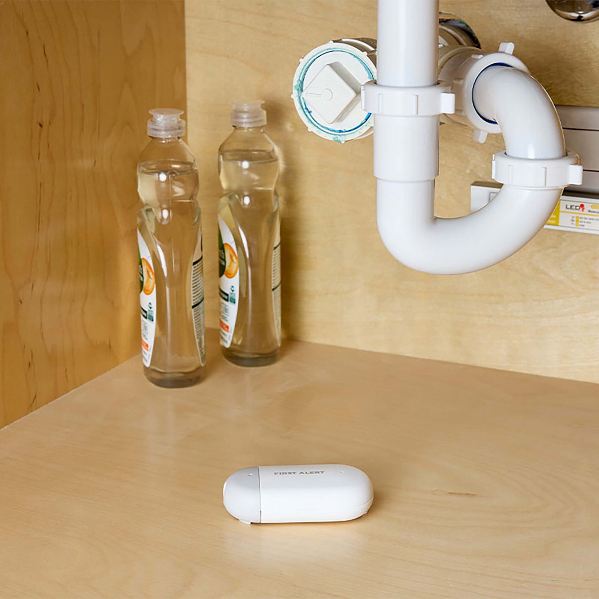 Water Leak detector under sink for usage