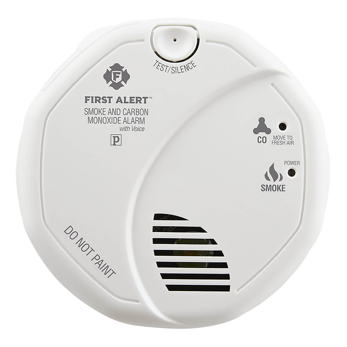 SCO7 Combination Battery Smoke and CO Alarm with Voice and Location - Front