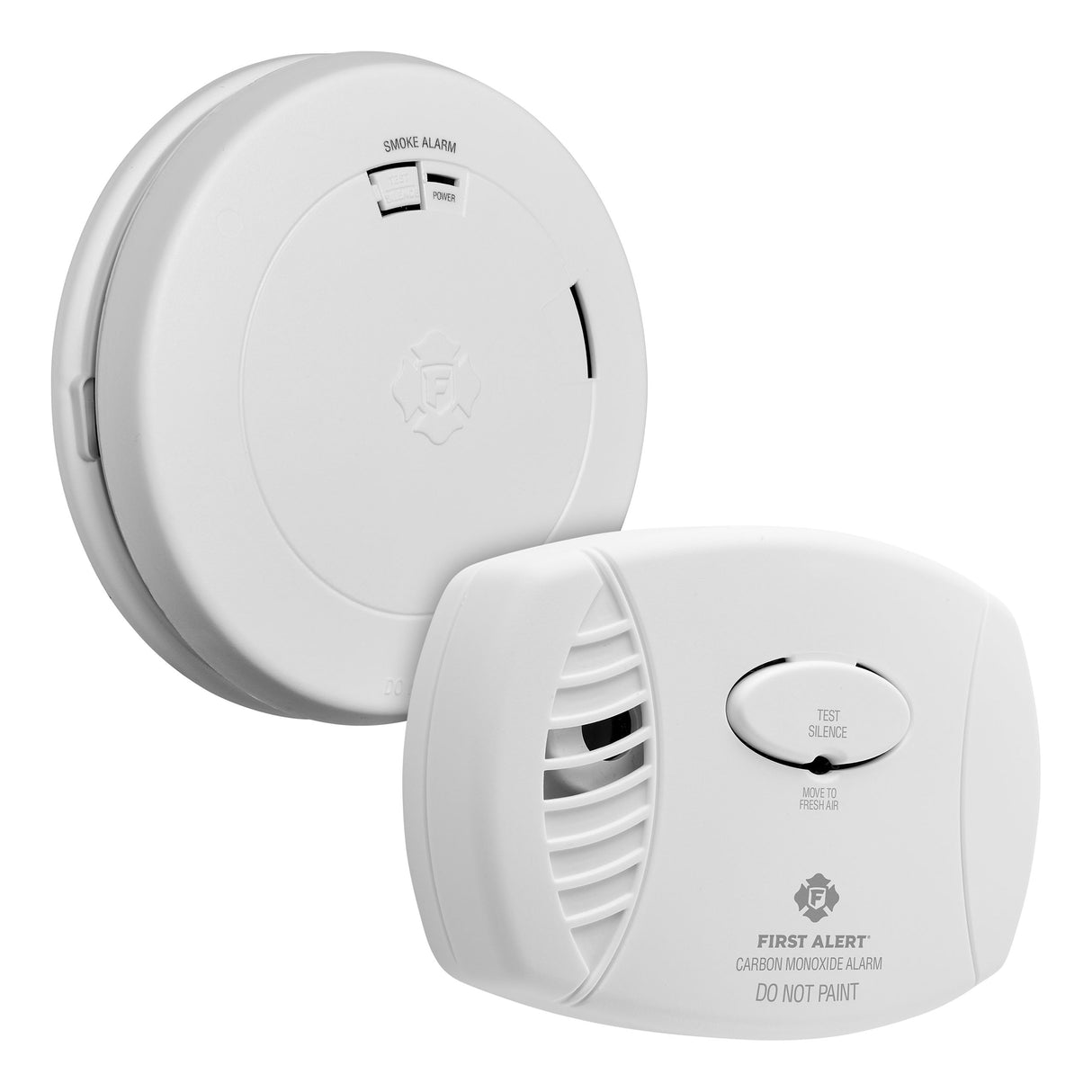 10-Year Battery Smoke Alarm and Plug-In CO Alarm Value Pack