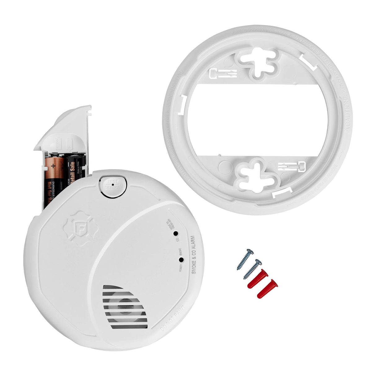 Battery-Operated 2-in-1 Smoke & Carbon Monoxide Alarm