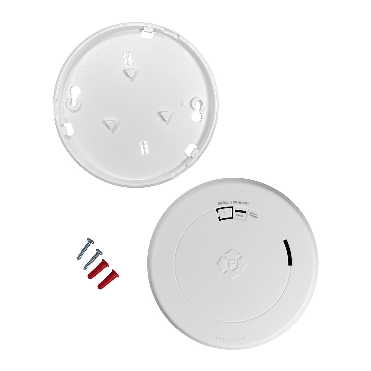 10-Year Battery 2-in-1 Smoke and CO Alarm with Slim Profile Design