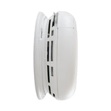 7010B Hardwired Photoelectric Smoke Alarm with Battery Backup - Side