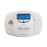 Front Facing white CO3-B01D CO Alarm with display