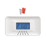 SkuImg;1039752;CO710_Accs_900x900px.jpg;Carbon Monoxide Alarm front view with anchors and screws