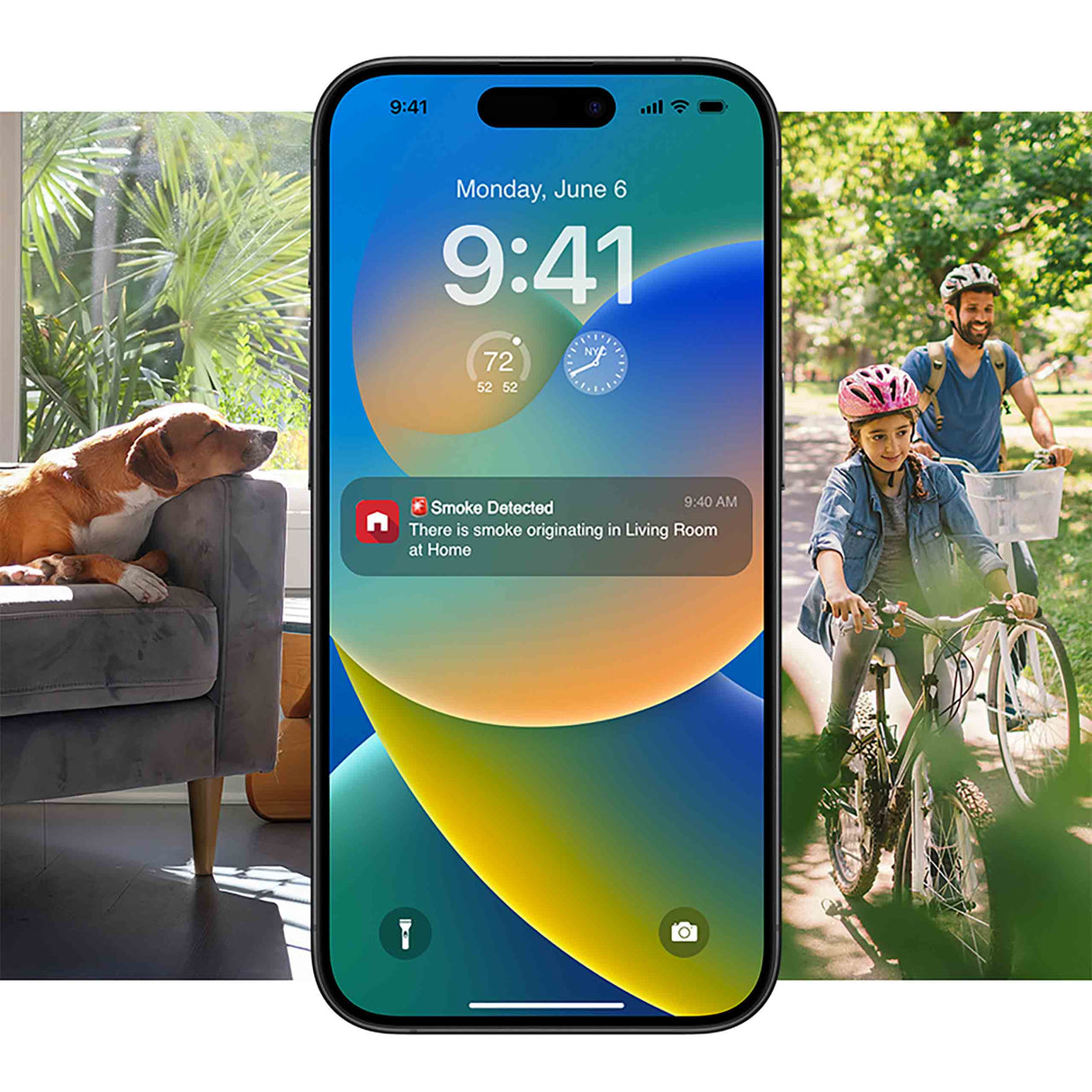 Smart Smoke and CO Alarm reading in App