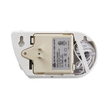 Combo Explosive Gas and CO Alarm back view with mounting plate attached