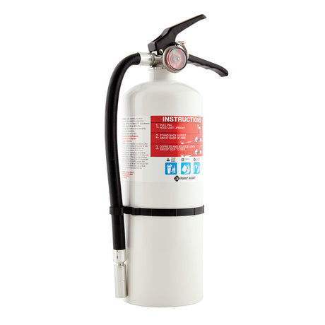 SkuImg;HOME2;Home2_c1-6.jpg;First Alert White Fire Extinguisher front view