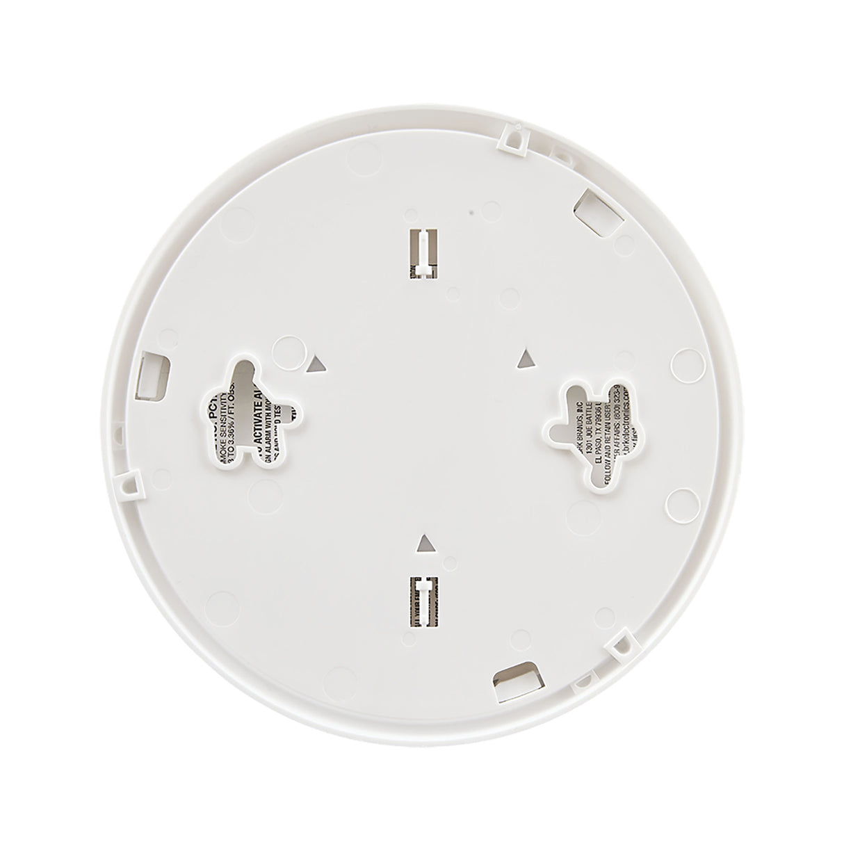 Combination Smoke and CO Alarm back view