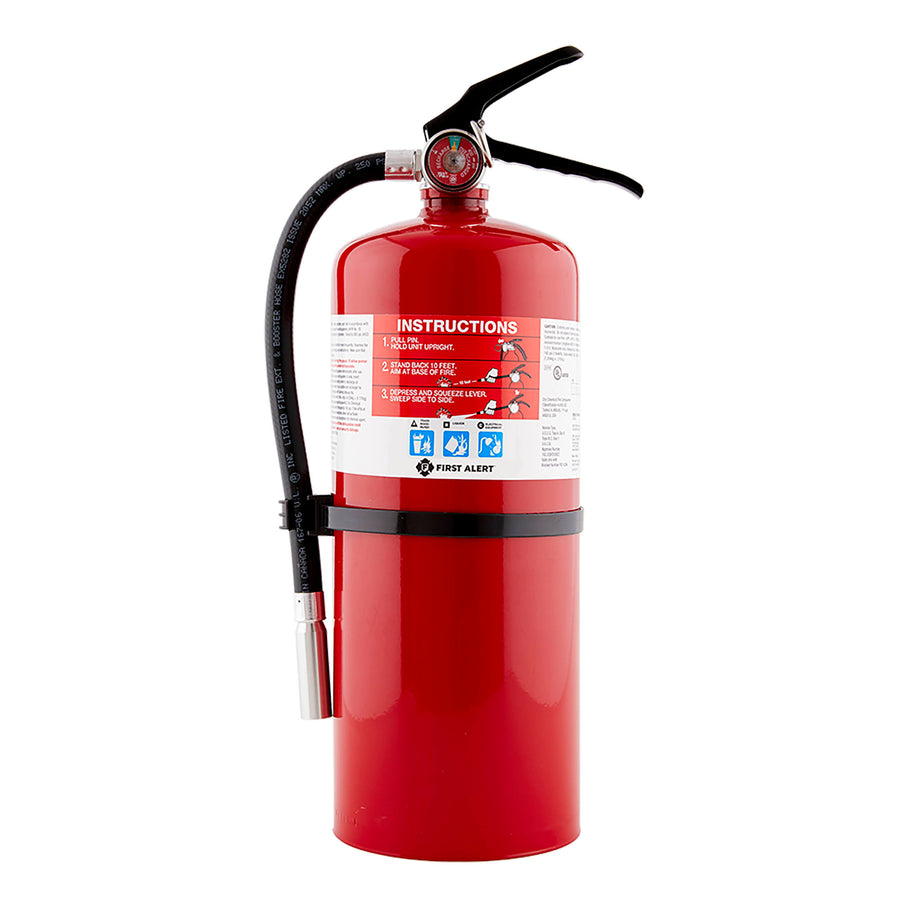 Rechargeable Commercial Fire Extinguisher UL rated 4-A:60-B:C | PRO10