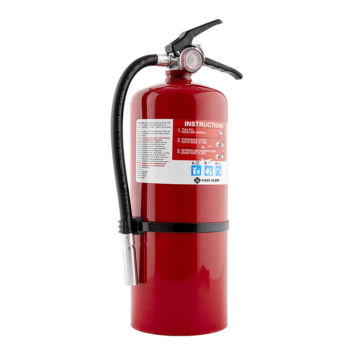 Red Fire Extinguisher at an angle