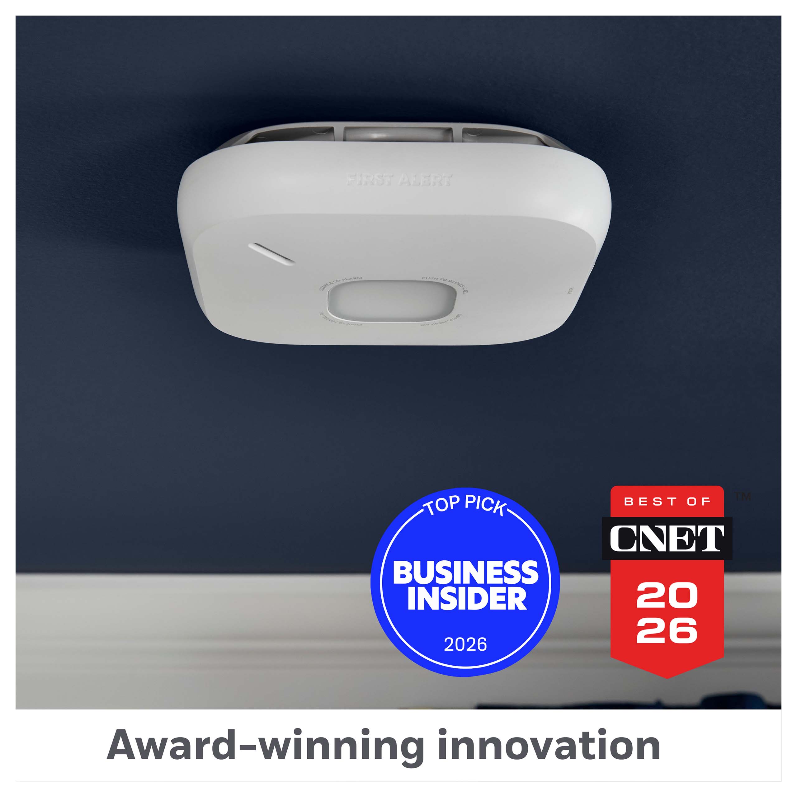 Battery-Powered Smart Smoke & Carbon Monoxide Detector | SMCO600NV