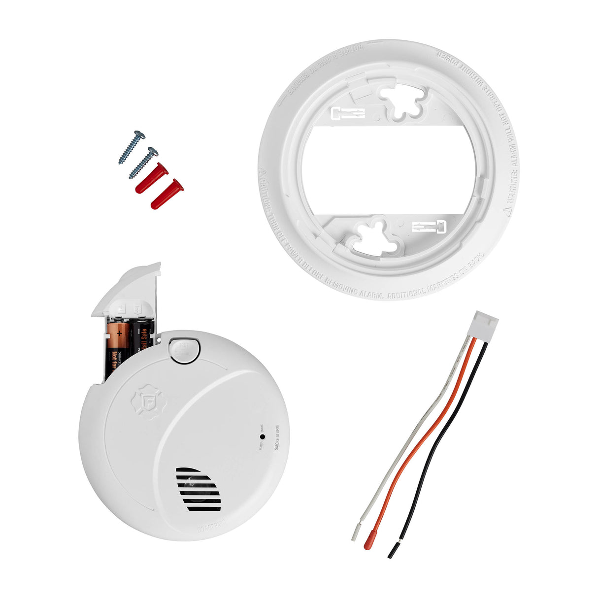 Hardwire Smoke Alarm with Battery Backup & Voice Alerts | SM100V-AC Hardwire Smoke Alarm with Battery Backup & Voice Alerts | SM100V-AC