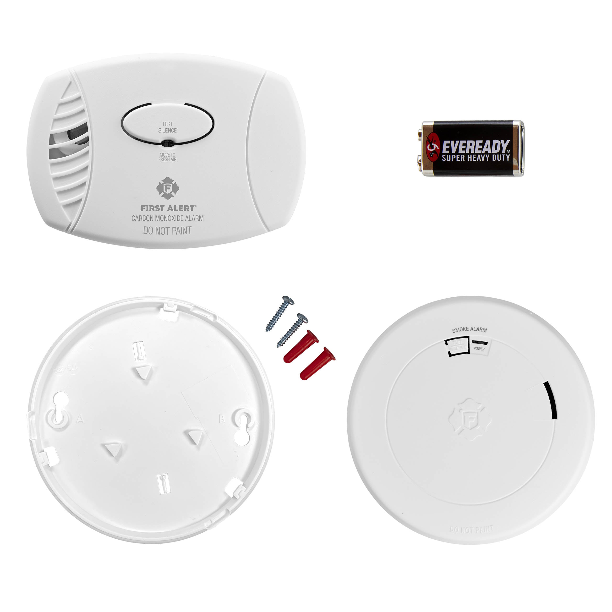 10-Year Battery Powered Smoke Alarm and Plug-In CO Alarm with Battery Backup Value Pack - Thumbnail 3