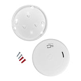 Smoke Alarm with mounting plate, screws, and anchors
