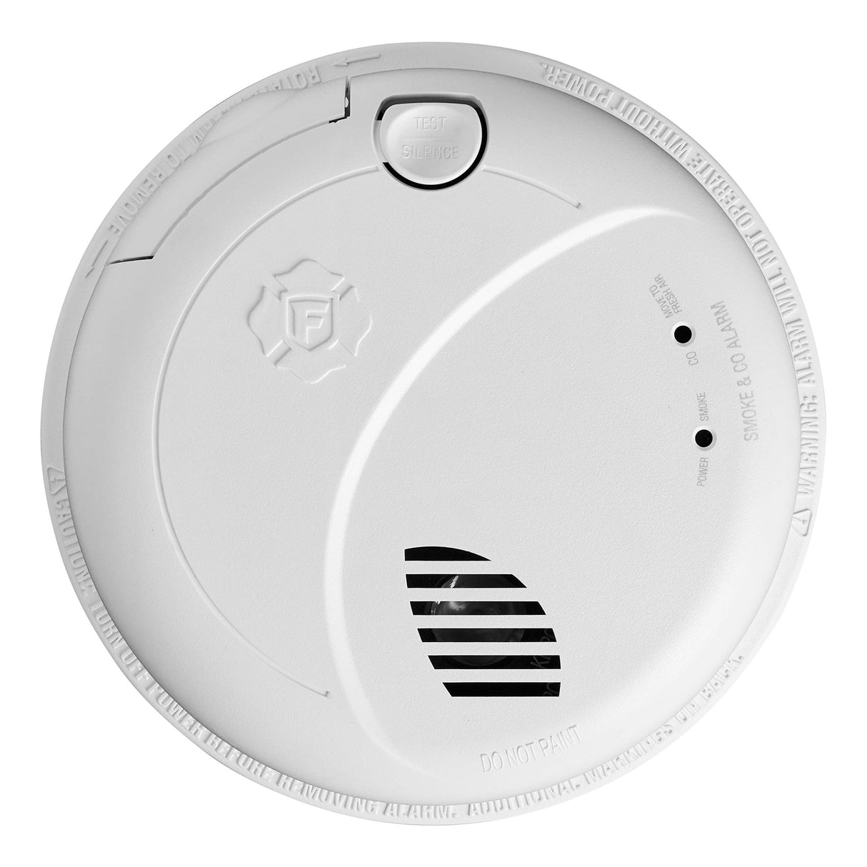 Interconnect Hardwire Smoke and CO Alarm with Battery Backup and Voice