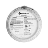 Smoke and CO Alarm back view