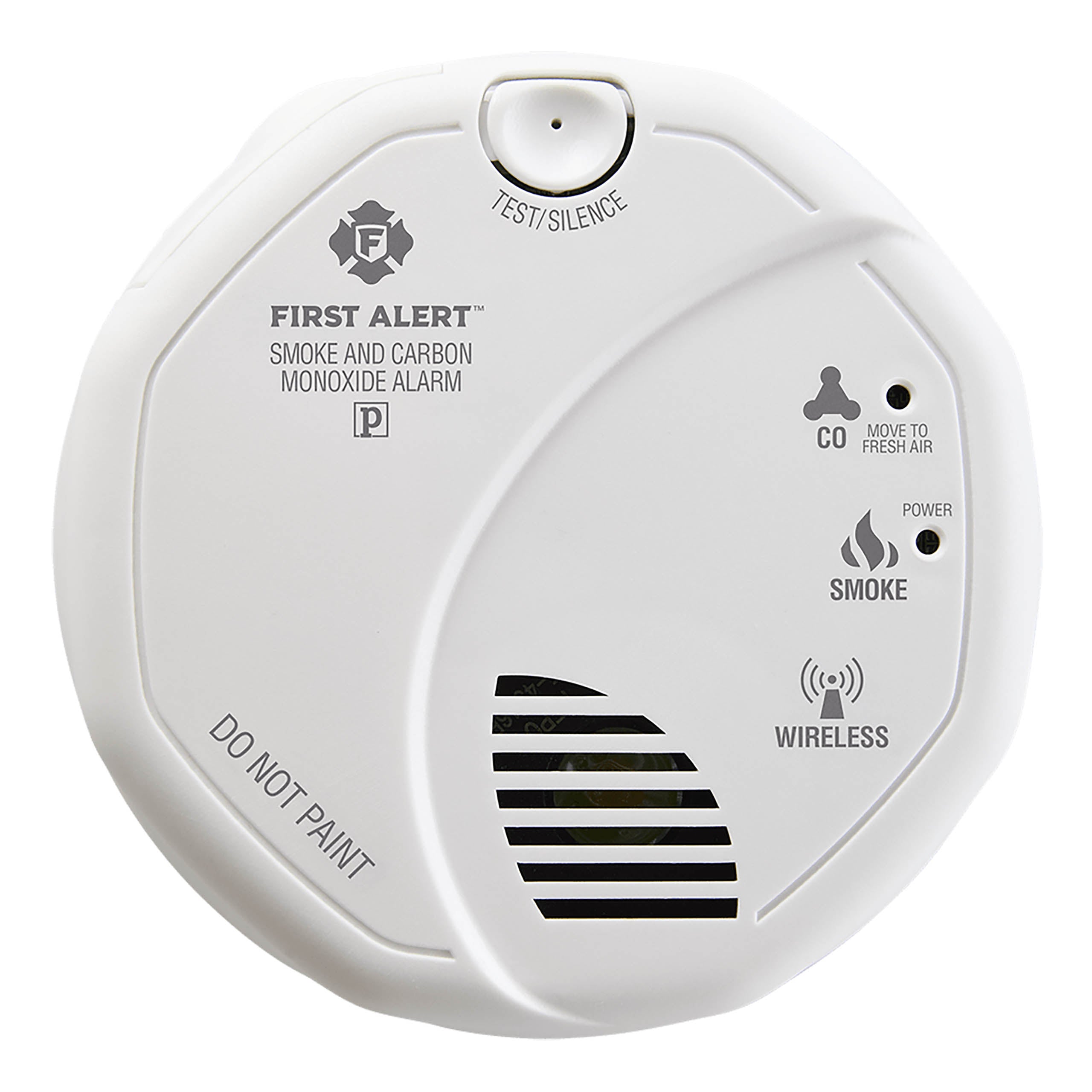 Wireless Smoke and Carbon Monoxide Alarm Works with Z-Wave