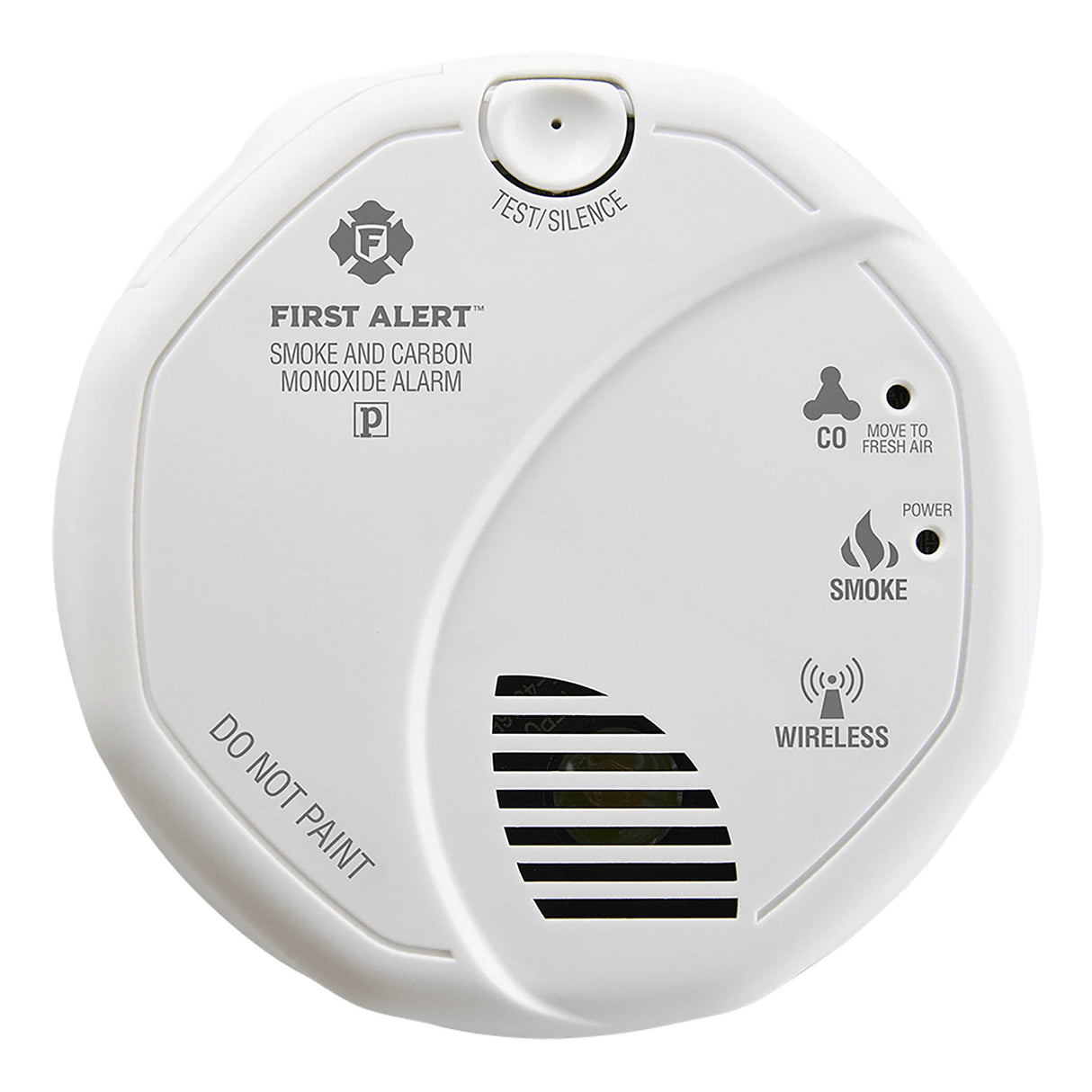 Smoke and Carbon Monoxide Alarm front view