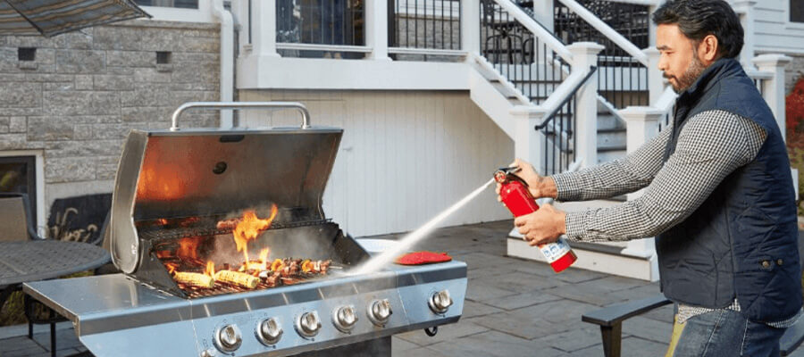 How to Put Out a Grill Fire